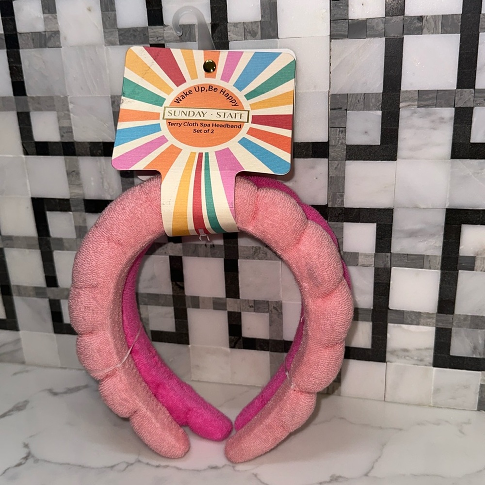 Sunday State Terry Cloth Spa Headbands